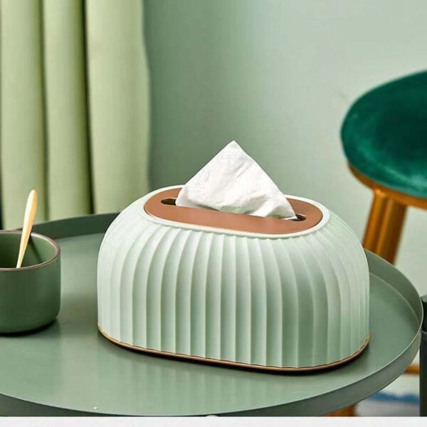 Nordic Striped Tissue Box Holder High Quality Toilet Paper Box Table Napkin Holder Car Tissue Paper 1