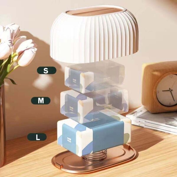 Nordic Striped Tissue Box Holder High Quality Toilet Paper Box Table Napkin Holder Car Tissue Paper 4