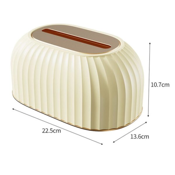Nordic Striped Tissue Box Holder High Quality Toilet Paper Box Table Napkin Holder Car Tissue