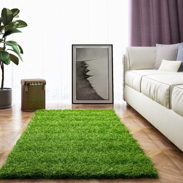 Pet Artificial Grassland Simulation Lawn Rug Outdoor Terrace Dog yana fitsarin katifar Karya koren Ciyawa Kafet 1