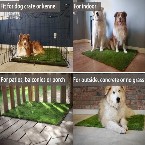 Pet Artificial Grassland Simulation Lawn Rug Outdoor Terrace Dog yana fitsarin katifar Karya koren Ciyawa Kafet 2