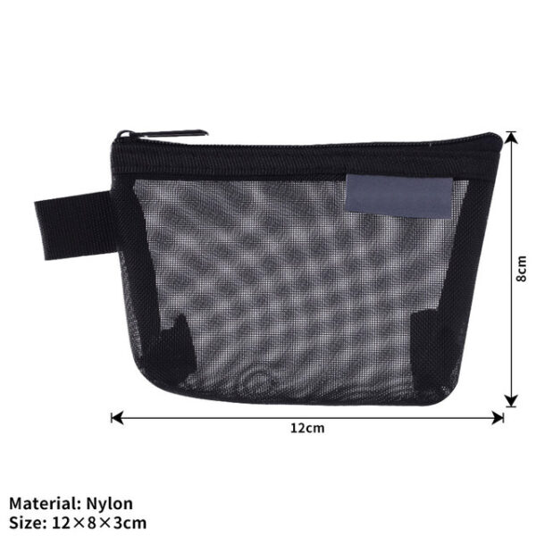 Portable Mesh Storage Bag Nylon Three Dimensional Triangle Mesh Coin Purse Key Bag Clear Stationery Storage.jpg 640x640