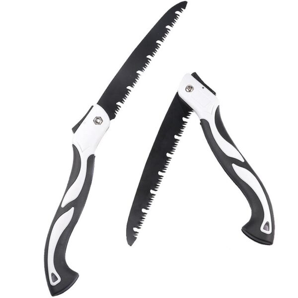 SK5 1Pcs Portable Folding Hand Saw Sk5 Alloy Hacksaw Blade PTFE Coating Portable Closes Camping Multitool 1