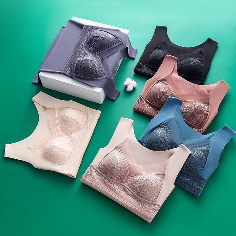 2-in-1 Built-in Bra Traceless Comfortable Thermal Underwear - Not