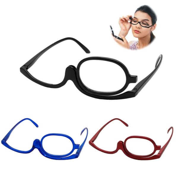 Women Magnifying Glasses Makeup Reading Glass Folding Eye Make Up Reading Glass PC Frame 1 0