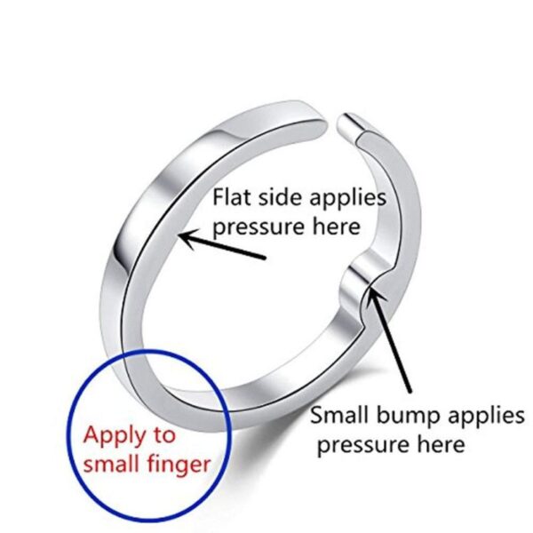 Anti Snore Ring Acupressure Apnea Sleeping Aid Yeka ukurhona ngokuchasene nokungalali 3