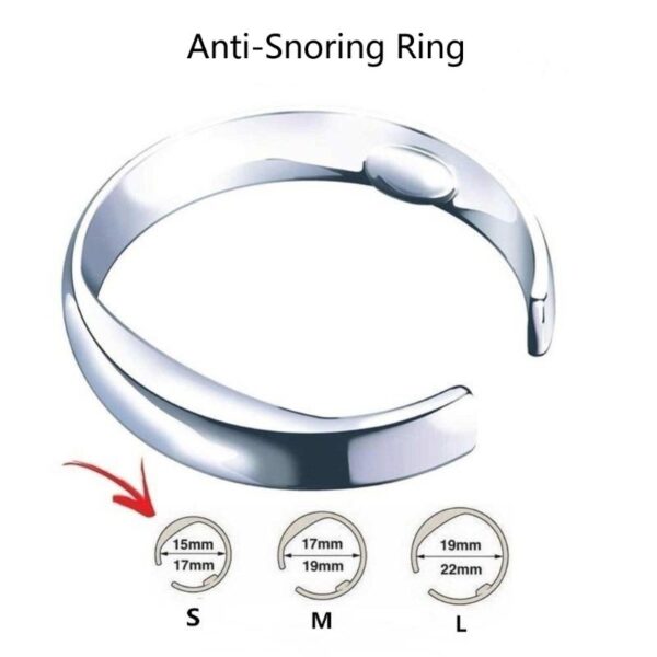 Anti Snore Ring Acupressure Apnea Aid Sleeping Stop Snoring Against Insomnia 5