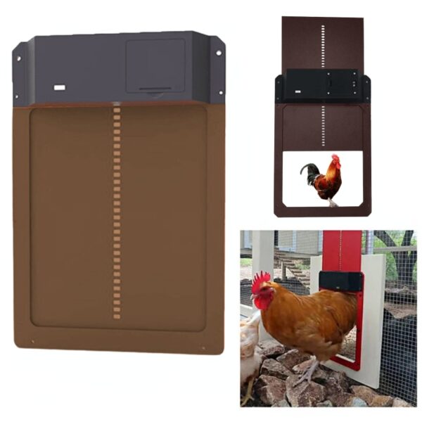 Automatic Chicken Coop Door Light sensitive Automatic Chicken House Door High Quality And Practical Chicken Pets