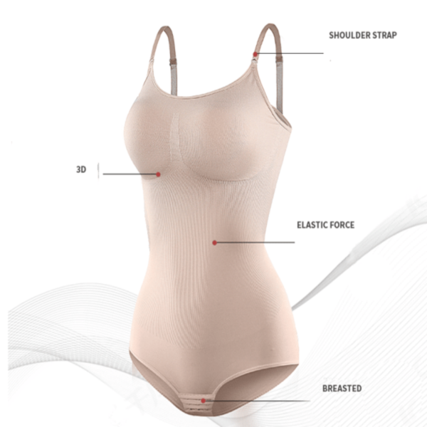 Bodysuit Shapewear Nisa Shapewear Tummy Shaper Lifter tal-ġenbejn Kurpetti Koxxa Irqaq qadd Trainer Riduttiv Ħwejjeġ ta 'taħt Ħxuna