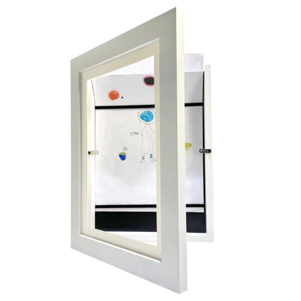 Children Art Frametory Projects 8 3x11 8 Kids Art Frames Magnetic Front Opening Tempered Glass For 1