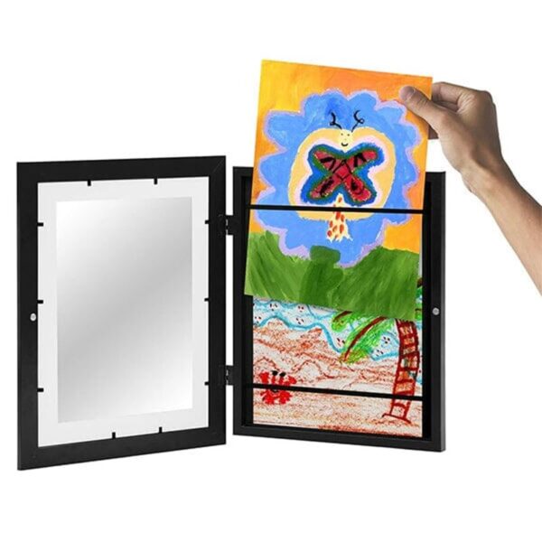 Children Art Frametory Projects 8 3x11 8 Kids Art Frames Magnetic Front Opening Tempered Glass For