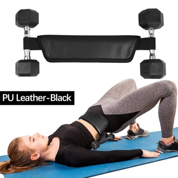 Hip Thrust Belt Fun Dumbbells Kettlebells Booty Belt Hip Thrust Pad Glute Bridge Butt Workout