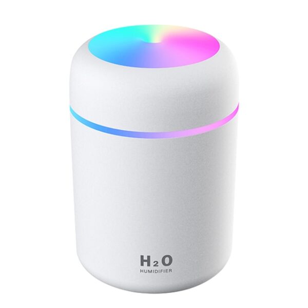 ความชื้นแบบพกพา 300ml Electric Air Humidifier Aroma Oil Diffuser USB Cool Mist Sprayer พร้อมสีสัน Night 1.jpg 640x640 1