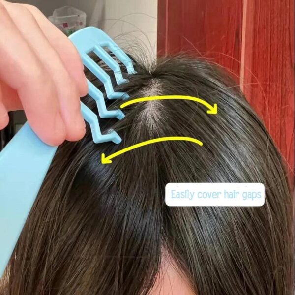 ဆံပင်ပျော့ပြောင်းသောဆံပင်ပုံစံအသစ် Comb Instant Hair Volumizer Curly Fluffy Z Shape Hair Slit 1
