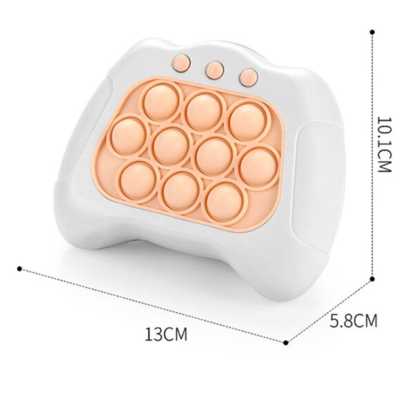 Nowe zabawki antystresowe Pop Push Bubble Fidget dla chłopców i dziewcząt z automatem do gier LED 3