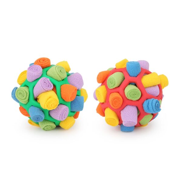 Pet Leakage Food Sniffing Ball Toys Dog Tibetan Food Slow Feeding Rubber Ball Increase IQ Feeder 2