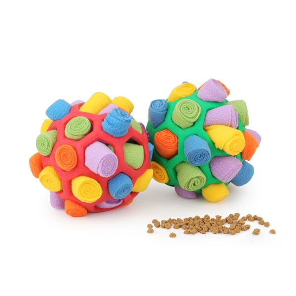 Pet Leakage Food Sniffing Ball Toys Dog Tibetan Food Slow Feeding Rubber Ball Increase IQ Feeder 3