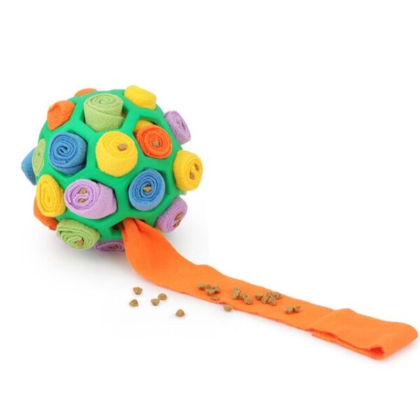 Pet Leakage Food Sniffing Ball Toys Dog Tibetan Food Slow Feeding Rubber Ball Increase IQ