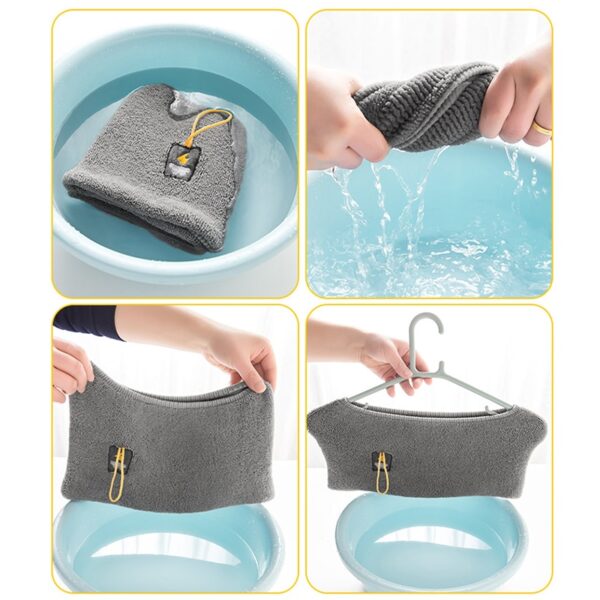 Winter Warm Toilet Seat Cover Closestool Mat 1Pcs Washable Bathroom Accessories Knitting Pure Color Soft O 3