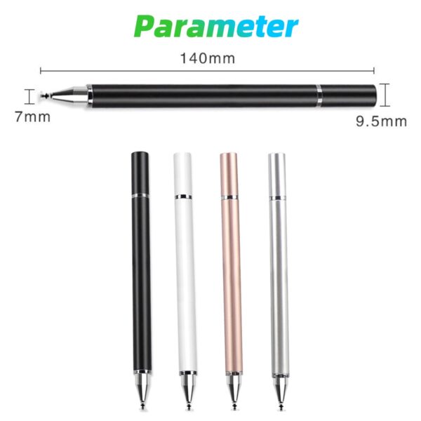 2 In 1 Stylus Pen For Cellphone Tablet Capacitive Touch Pencil For Iphone Samsung Universal Android 5