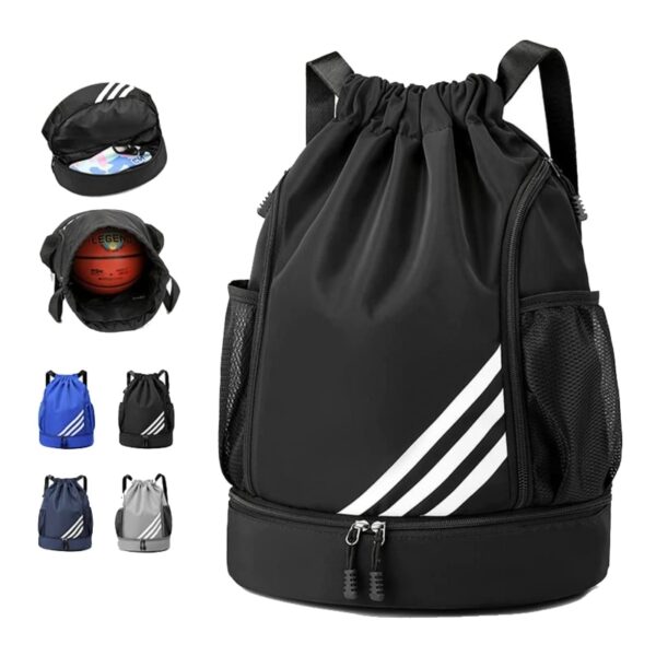 2023 New Design Sports Backpacks Multi Pocket Large Capacity Waterproof and Durable Drawstring backpack