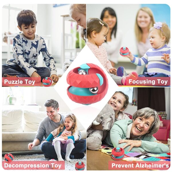Adults Decompression Toy Children Autism Orbit Ball Cube Anti Stress Sensory Toys Fidget Toys For Kids 3
