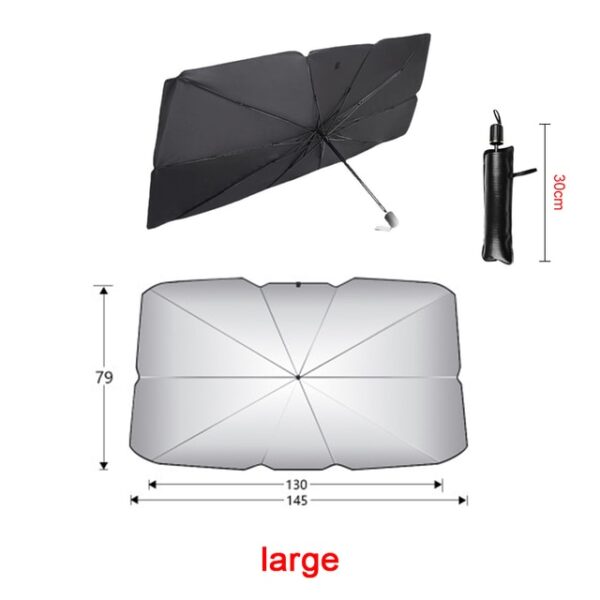 Car Sunshade Umbrella Car Sun Shade Protector Parasol Summer Sun Interior Windshield Protection Accessories For