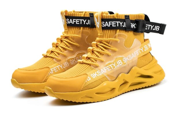 Men Safety Shoes Steel Toe Security Boots Anti smashing Work Men Casual Shoes Shoe Fashion