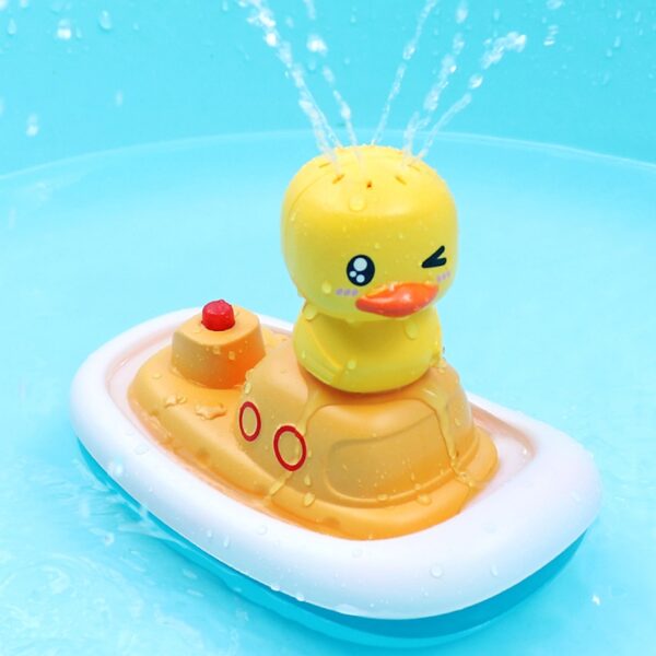 New Electric Duck Water Spray Bath Toys For Kids Baby Bathroom Bathtub Faucet Shower Toys Children 3