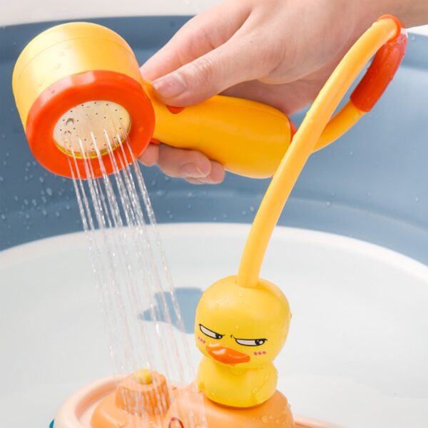 New Electric Duck Water Spray Bath Toys For Kids Baby Bathroom Bathtub Faucet Shower Toys Children 4