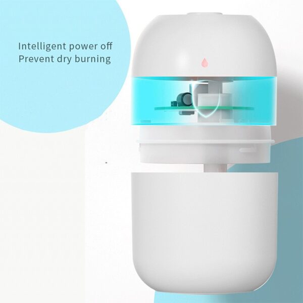 Portable Water Drop Humidifier USB Desktop Indoor Air Atomization Humidifier Household Mute Large Spray Humidifier 2