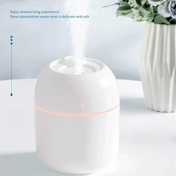 Portable Water Drop Humidifier USB Desktop Indoor Air Atomization Humidifier Household Mute Large Spray Humidifier 4