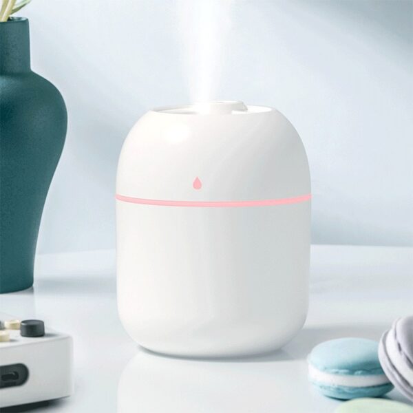 Portable Water Drop Humidifier USB Desktop Indoor Air Atomization Humidifier Household Mute Large Spray Humidifier