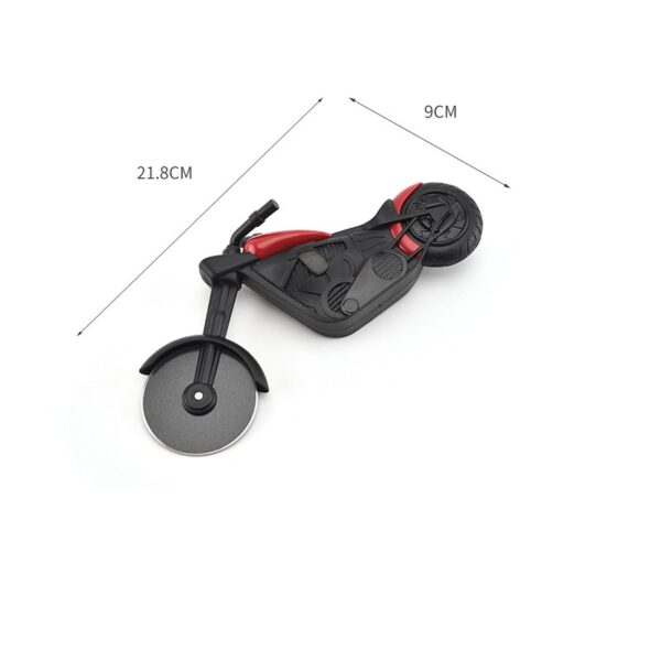 الفولاذ المقاوم للصدأ دراجة نارية سكين البيتزا القاطع كعكة أداة البيتزا عجلة مقص مثالية للبيتزا فطيرة الفطائر 5