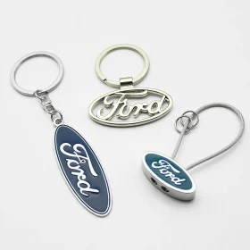 Para Ford Focus 2 3 1 MK2 MK3 MK1 Fiesta Ranger Mondeo Fusion Kuga Metal/cuero coche Logo llavero accesorios - image 3