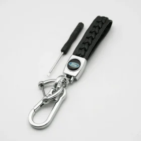 Para Ford Focus 2 3 1 MK2 MK3 MK1 Fiesta Ranger Mondeo Fusion Kuga Metal/cuero coche Logo llavero accesorios - image 7