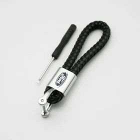 Para Ford Focus 2 3 1 MK2 MK3 MK1 Fiesta Ranger Mondeo Fusion Kuga Metal/cuero coche Logo llavero accesorios - image 9
