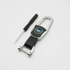 Para Ford Focus 2 3 1 MK2 MK3 MK1 Fiesta Ranger Mondeo Fusion Kuga Metal/cuero coche Logo llavero accesorios - image 10