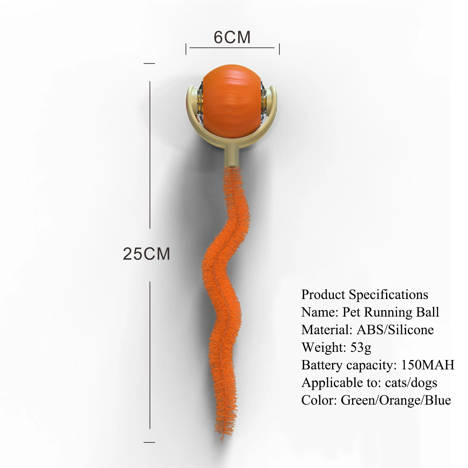 Nuevos juguetes interactivos de pelota para gatos, pelota automática resistente a mordeduras para gatos, pelota rodante, juguete eléctrico inteligente para mascotas, entrenamiento para perros y gatos - Image 6