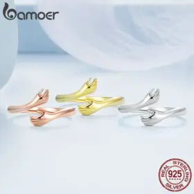 Silver Hug Ring - image 4