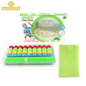 Kids Construction Fortress Building Kit - image 2