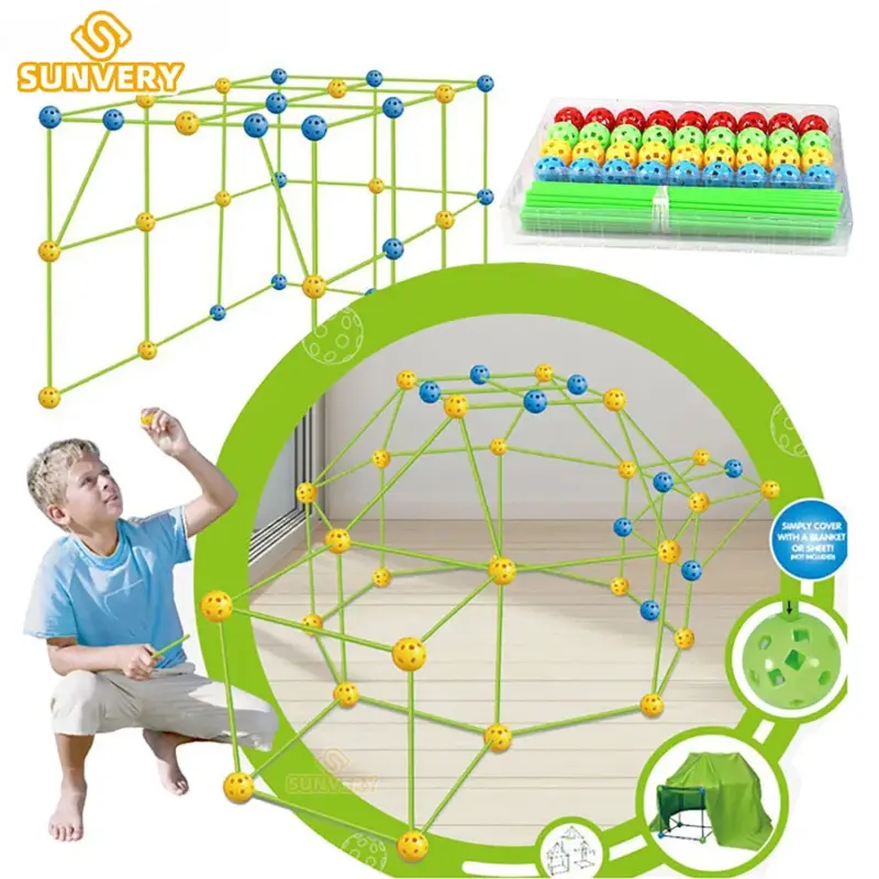 Kids Construction Fortress Building Kit