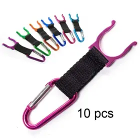 Aluminum Carabiner Keychain Hook Clip Camping - image 1