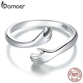 Silver Hug Ring - image 1